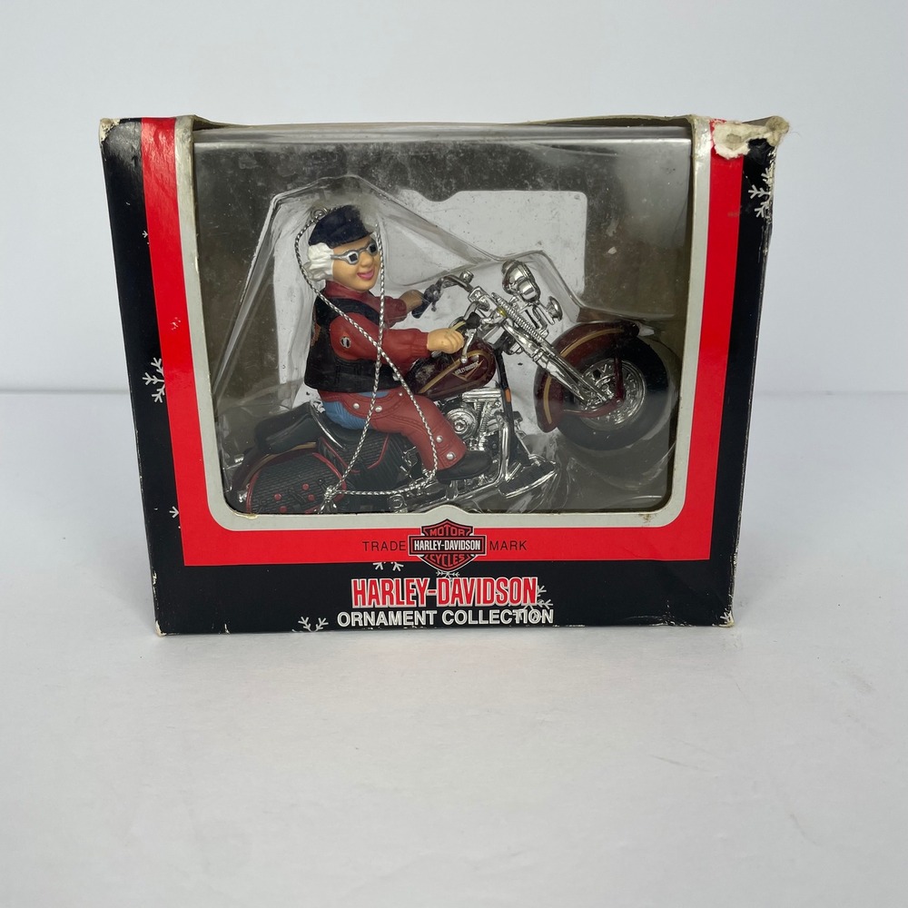 Harley-Davidson Ornament Collection 2001 Cavanagh Motorcycle Rider NIB